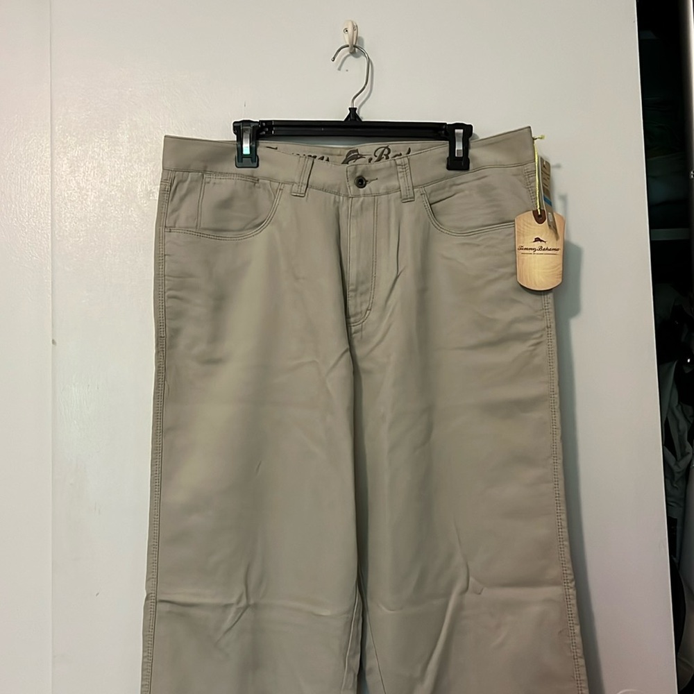Tommy Bahama pants in 36 waist. Super soft brushed cotton. Khaki sand color.BNWT